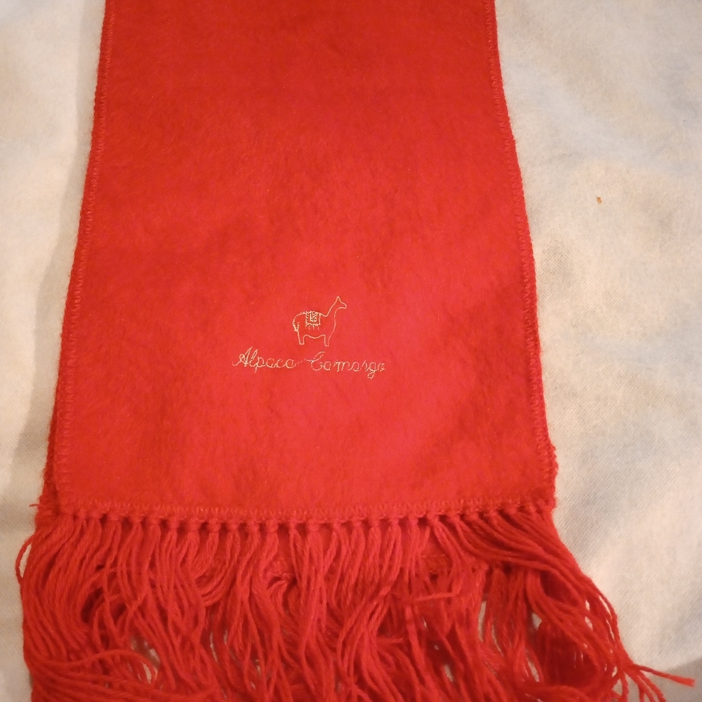 Unisex Alpaca Camargo Wool Scarf